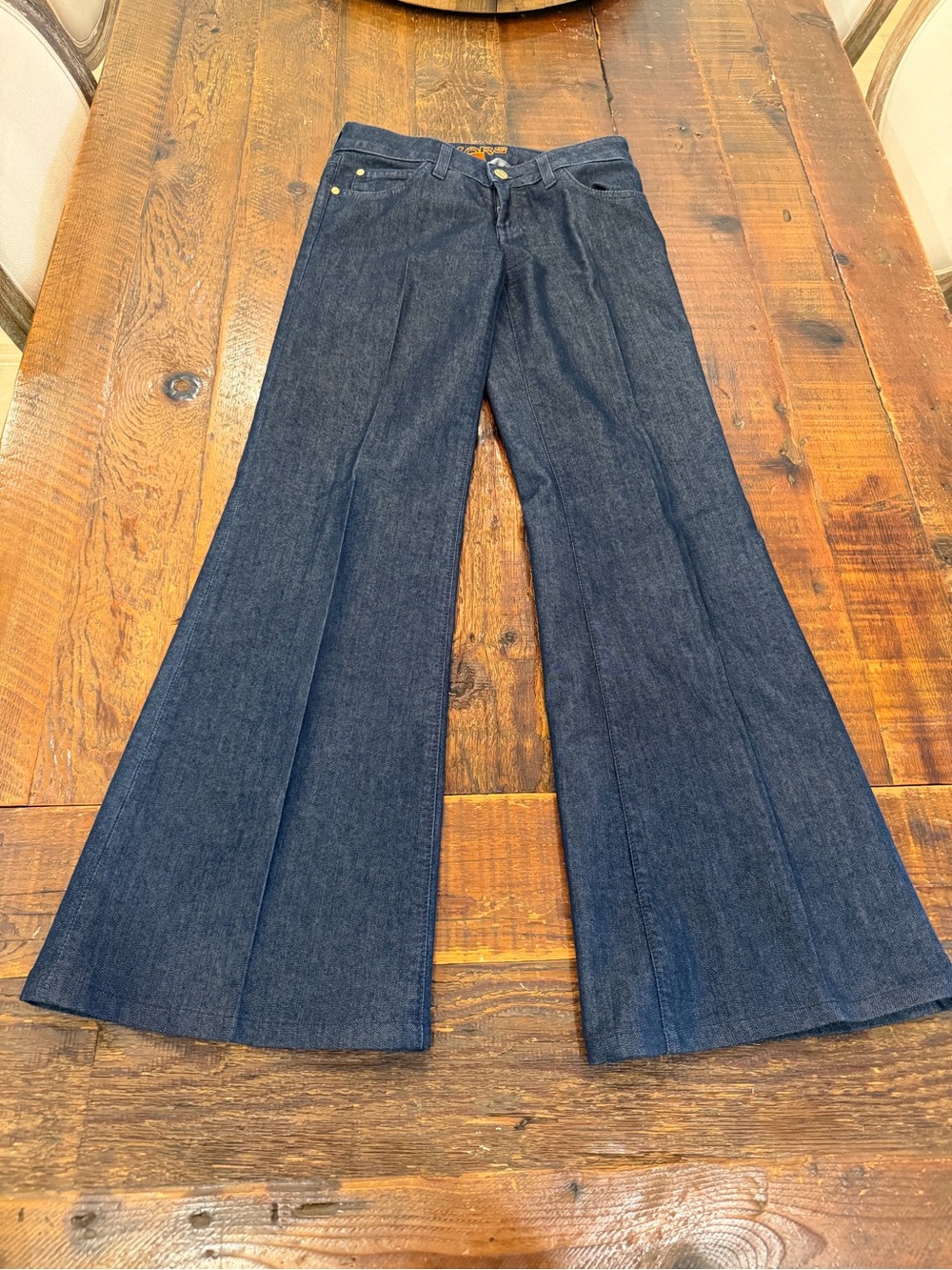 Michael Kors Navy Flare-Leg Jeans